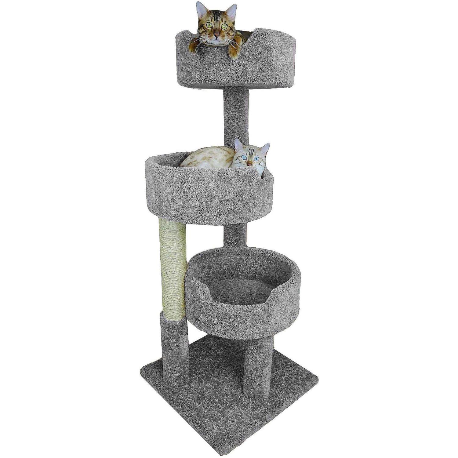 New Cat Condos Deluxe Kitty Pad 52 in. Cat Tree - Pet Supplies online store