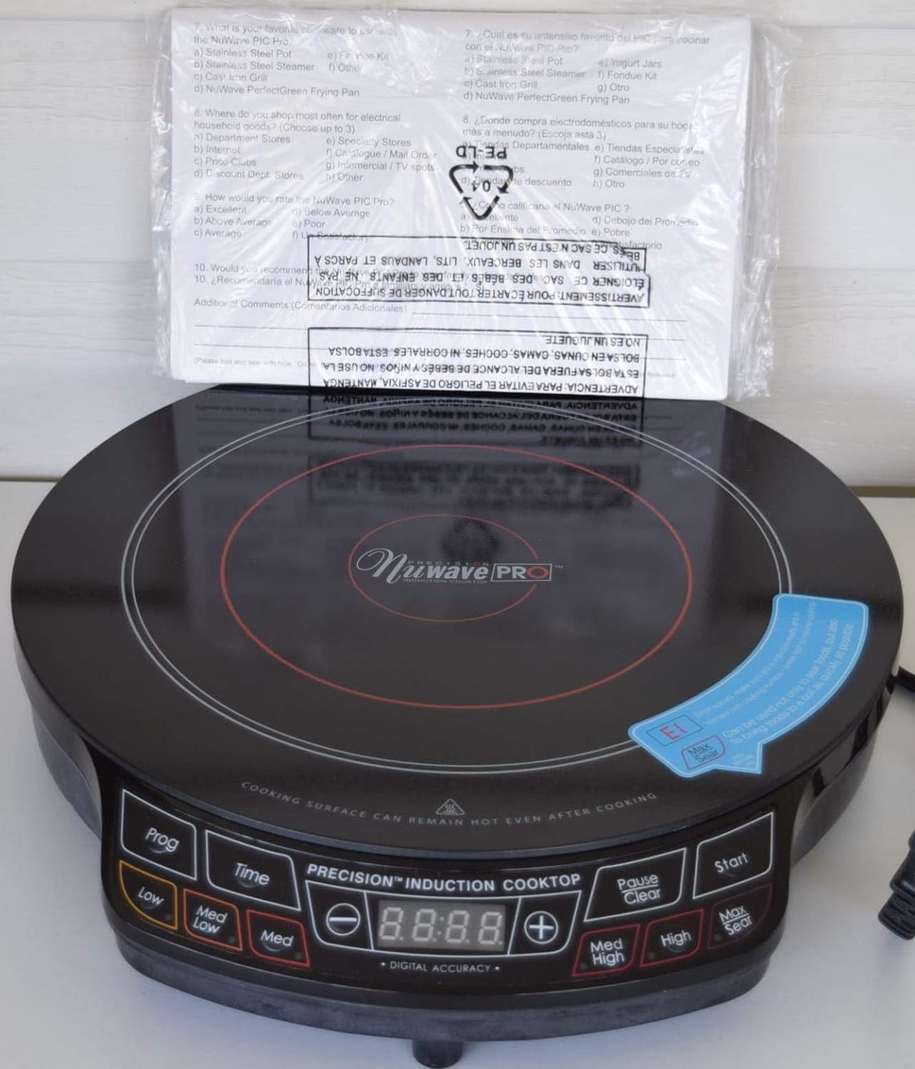 NuWave Pro Precision Induction Induction Cooktop PIC Model 30301 - Smart Home Appliances