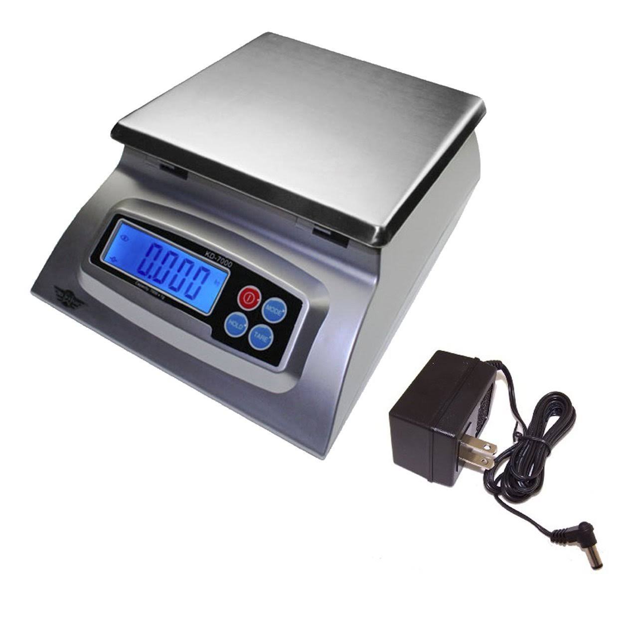 My Weigh KD-7000 Kitchen and Craft Digital Scale Silver + My Weigh AC Adapter