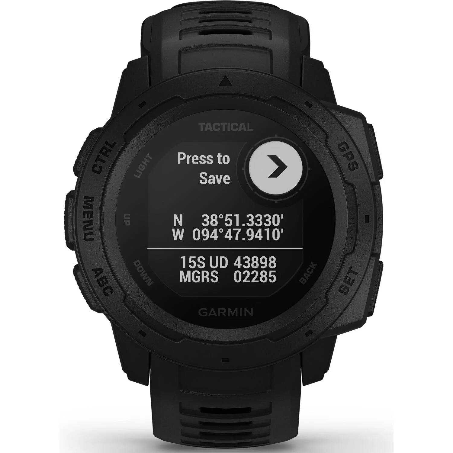 Garmin Instinct Tactical GPS Watch in Black - Radiant Selections
