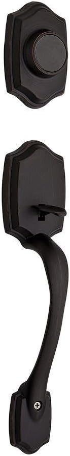 Kwikset 699BW Lip 11P Belleview Dummy Sectional Handleset, Exterior Only, Venetian Bronze Pack of 2