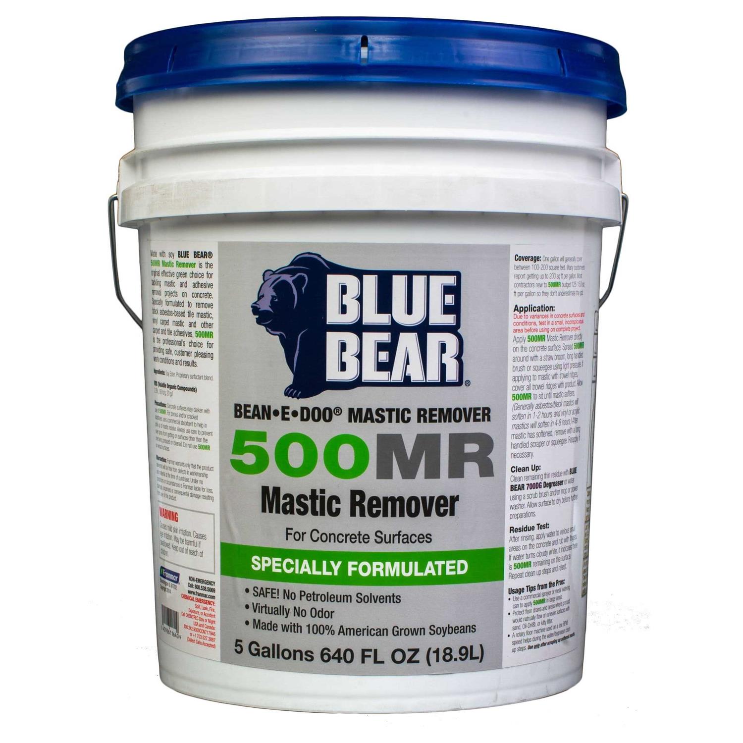 Blue Bear 500MR Mastic Remover for Concrete - Shop Hardware Tools Online Store
