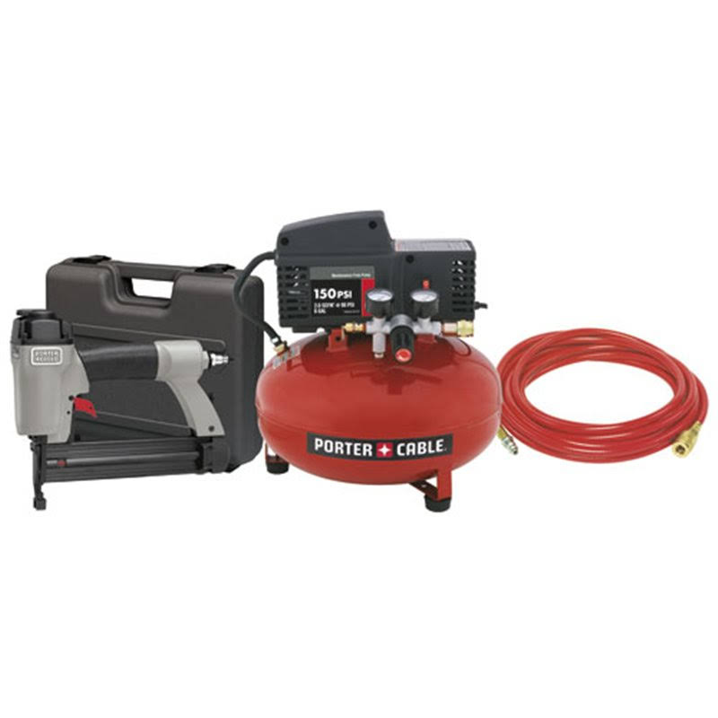Porter Cable Cfbn125b Compressor Nailer Kit 1-1/4 inch