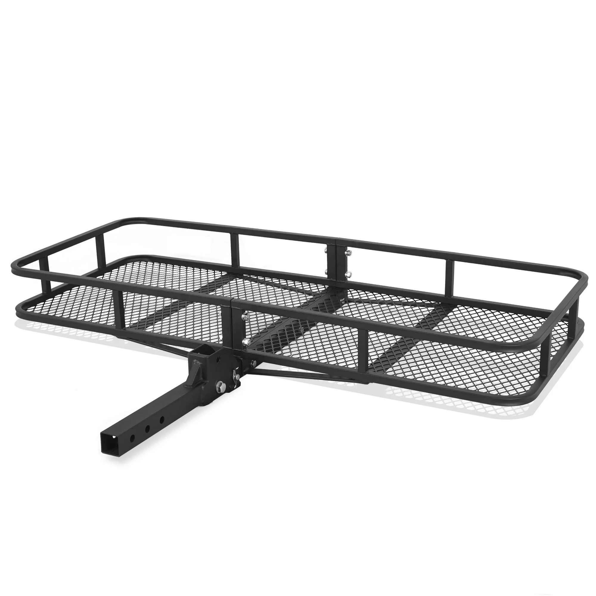 Arksen Folding Cargo Carrier Luggage Basket 2" Receiver Hitch 60"