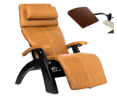 Human Touch Perfect Chair PC-610 Omni-Motion Classic Power Zero Gravity Recliner Performance Memory Foam Package Matte Black + Laptop Desk