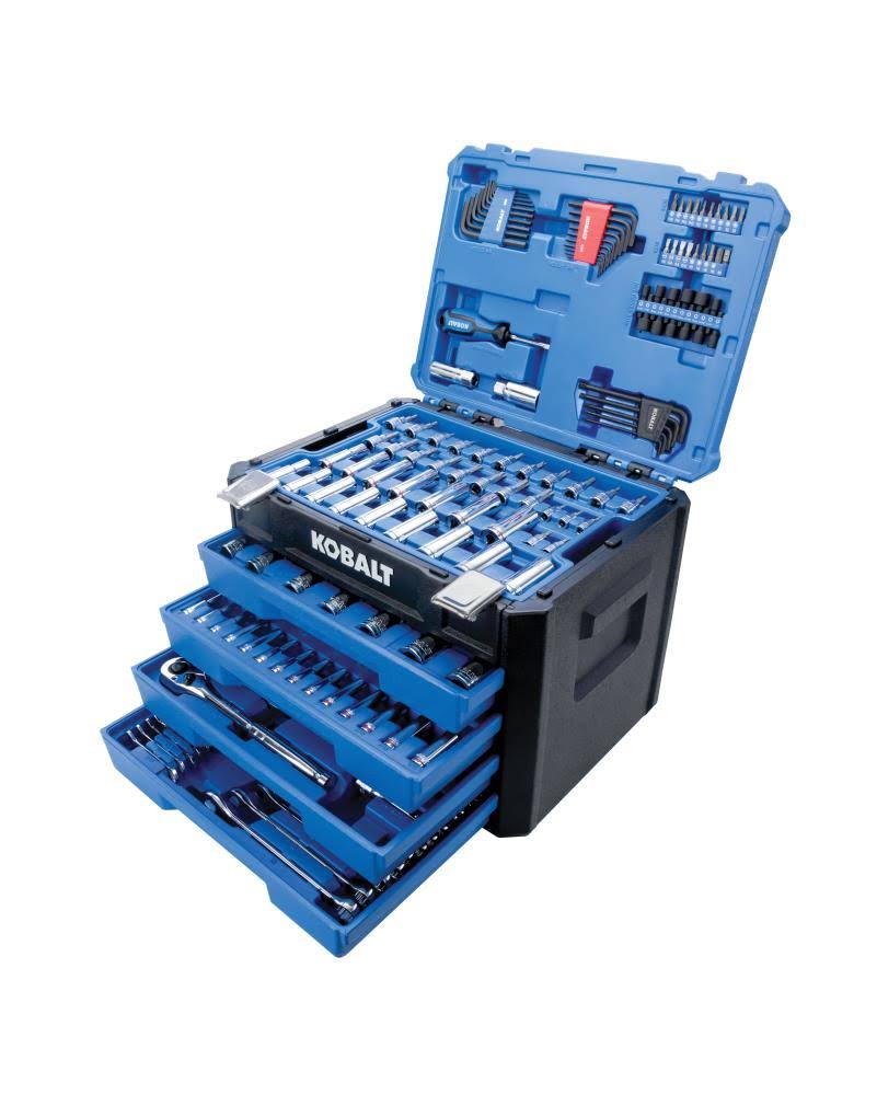 Kobalt 250 Piece Mechanic's Tool Set in 4-Drawer Case 81700