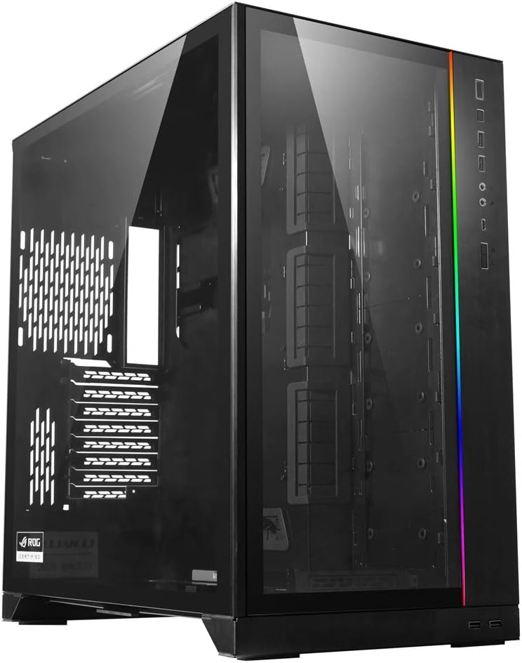 Lian Li O11DXL-X O11 Dynamic XL ROG Certified (Black) ATX Full Tower Gaming Computer Case