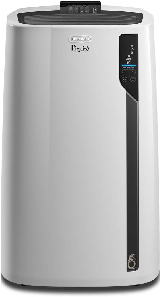 DeLonghi Portable Air Conditioner 12,500 BTU,cool extra large rooms up to 550 sq ft,wifi with alexa,energy saving,heat,quiet,remote,AC Unit