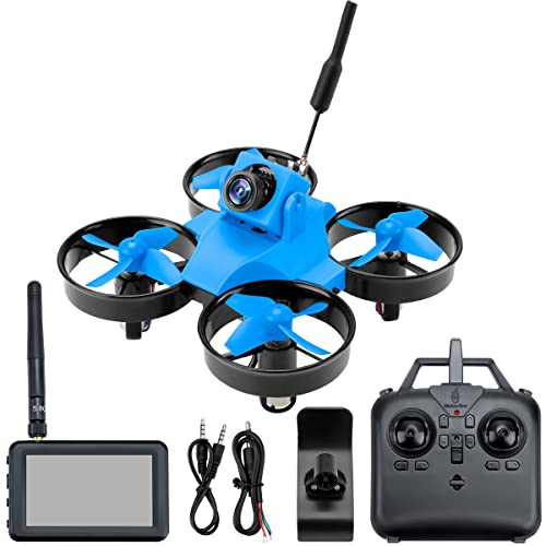 Makerfire FPV Drone Kit with IPS Display 5.8GHz 800TVL Camera Mini FPV Quadcopter for Beginners, One Button Take Off,3D Flip, Headless Mode