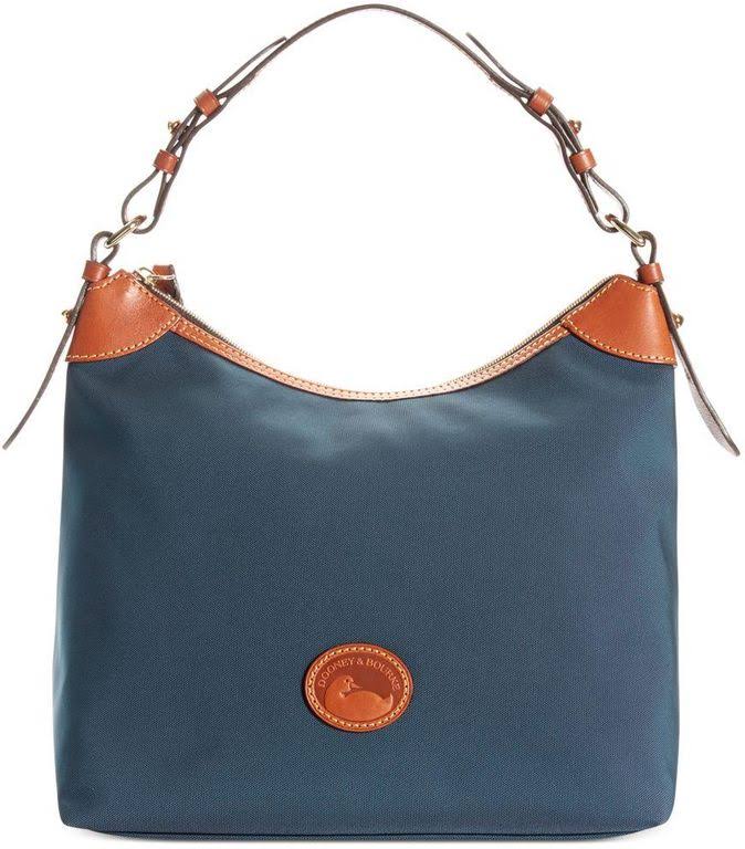 Dooney & Bourke Large Nylon Erica Hobo - Navy