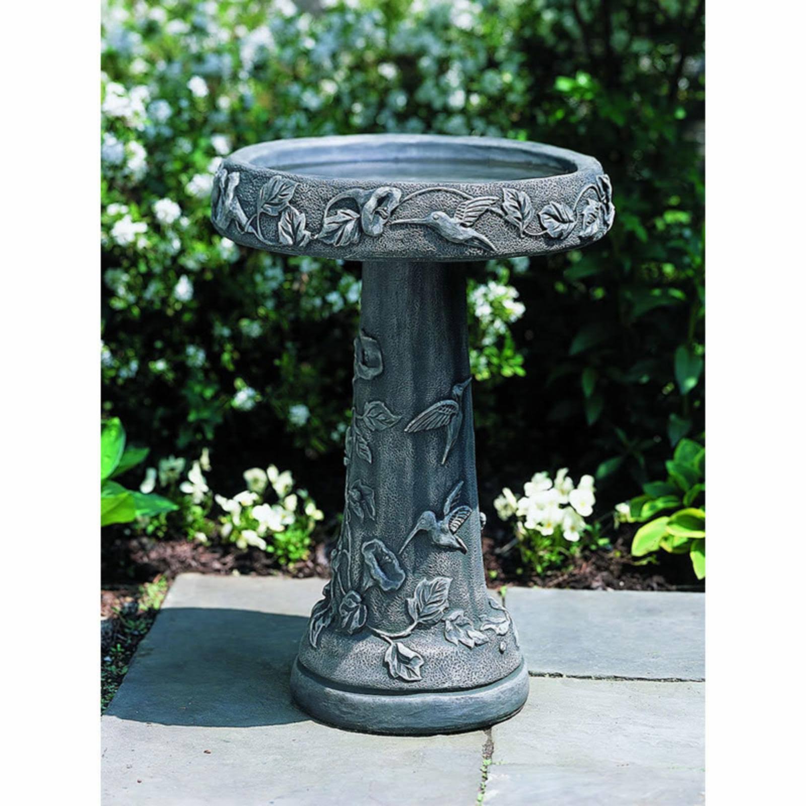 Campania International Cast Stone Hummingbird Bird Bath