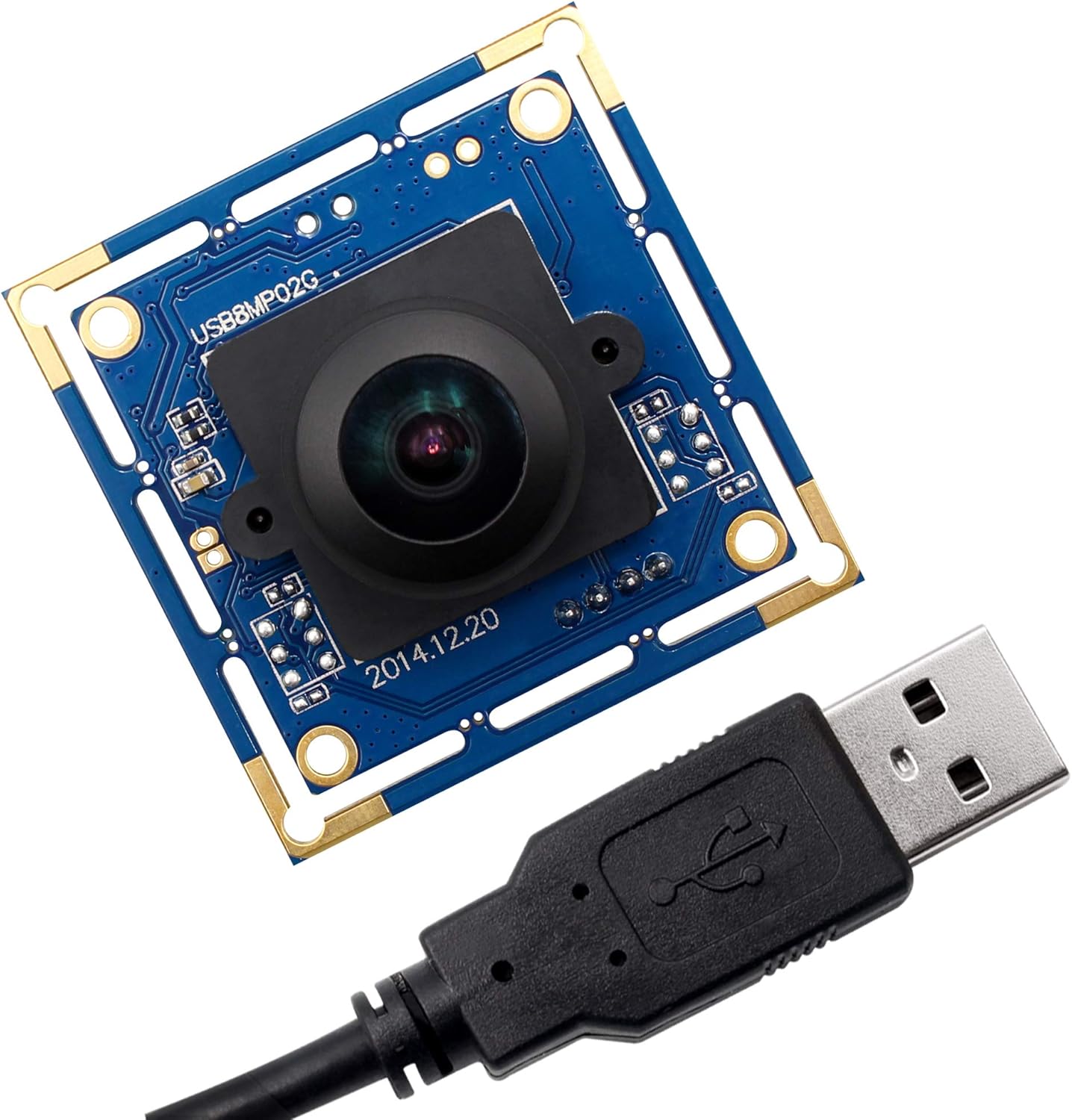 8 MP USB Camera Module with 180 Degree Fisheye Lens Webcam Super HD 3264X2448 Embeded USB Camera for Industrial