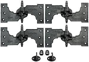 AcmeCast Iron Mortise Shutter Hinges - 9x22 x 3 15/16x22