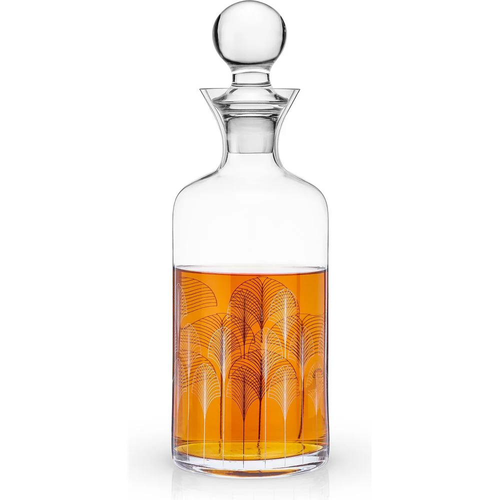 Art Deco Crystal Decanter - Nestor Liquor