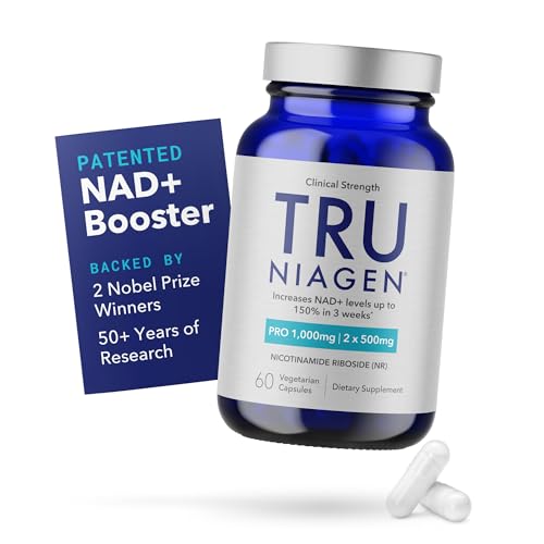 TRU NIAGEN PRO NAD+ Supplement for Anti Aging and Cell Regeneration, 2 x 500mg Patented Niagen