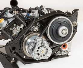 Variable-speed drive (shown on XUV590 engine)