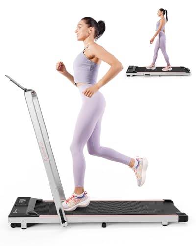 SupeRun 3 in 1 Walking Pad Treadmill- 3.0HP Folding Treadmills for Home Easy to Store