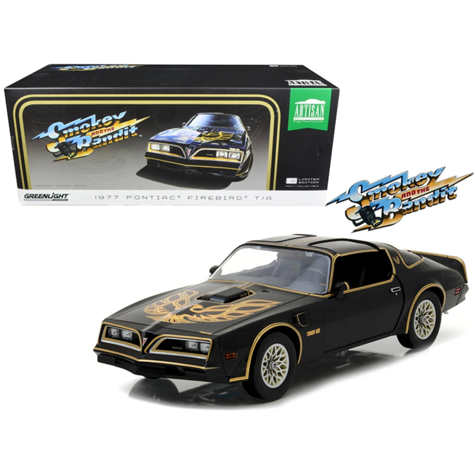 1977 Pontiac Firebird Trans Am Smokey and The Bandit (1977) Movie Artisan Collection 1/18 Diecast Model by Greenlight