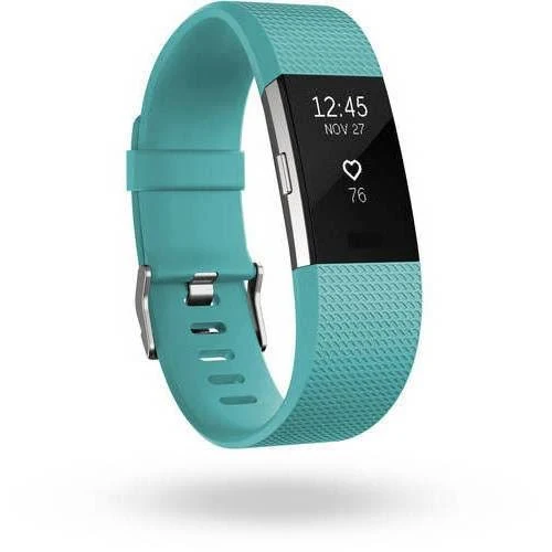 Fitbit Charge 2 Fitness Tracker Activity Heart Rate Monitor Teal Large - Avayadevconnect