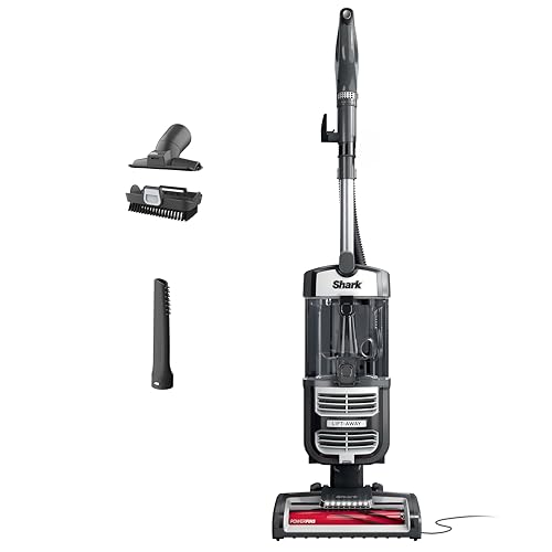 Shark UV730 Navigator Lift-Away Upright Vacuum, PowerFins HairPro Self-Cleaning Brushroll, HEPA Filter with Anti-Allergen Technology, LED Headlights
