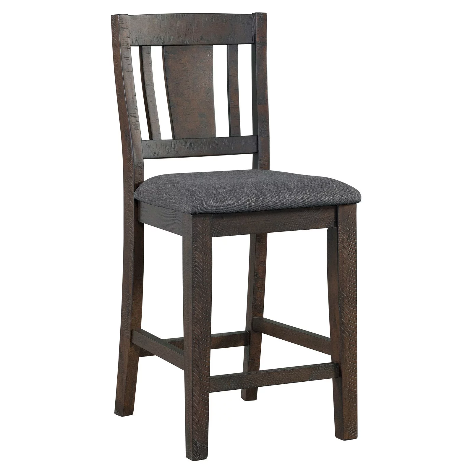 Picket House Furnishings Carter Counter Height Side Chair Set in Gray