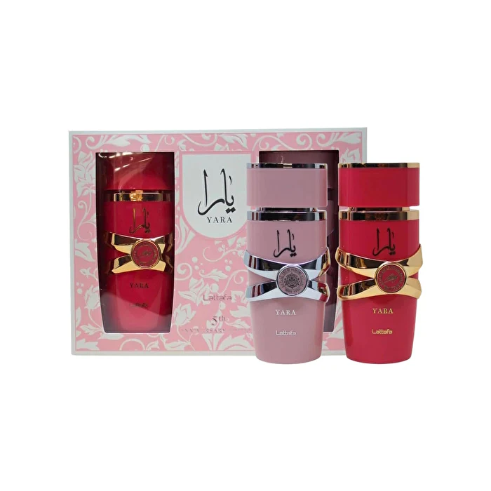 Lattafa 2pc Set - Yara Eau De Parfum & Yara Candy Eau De Parfum 100ml