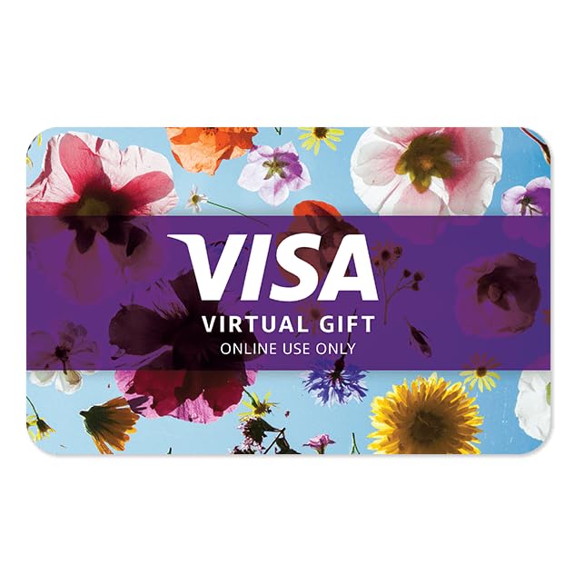 Visa Virtual $200 eGift Card (plus $6.95 Purchase Fee) - For Online Use Only
