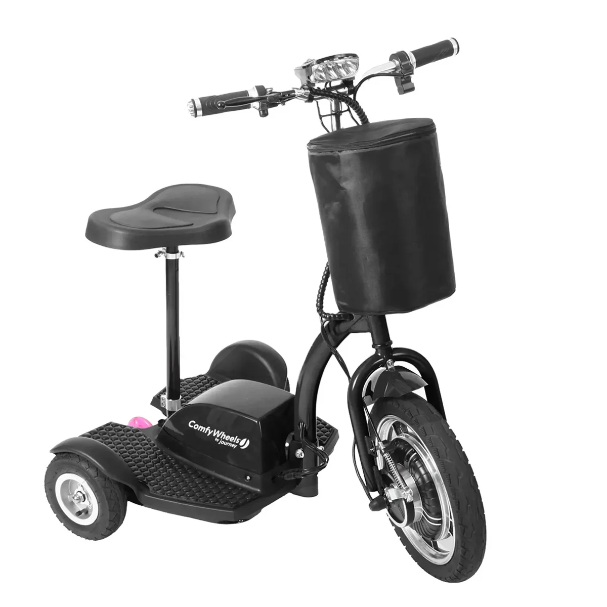 Journey Comfy Wheels 3 Wheel Scooter - Black