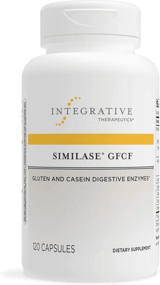 Integrative Therapeutics Similase GFCF - Digestive Enzyme Supplement for Occasional Gas & Bloating* - Supports Gluten & Casein Digestion*