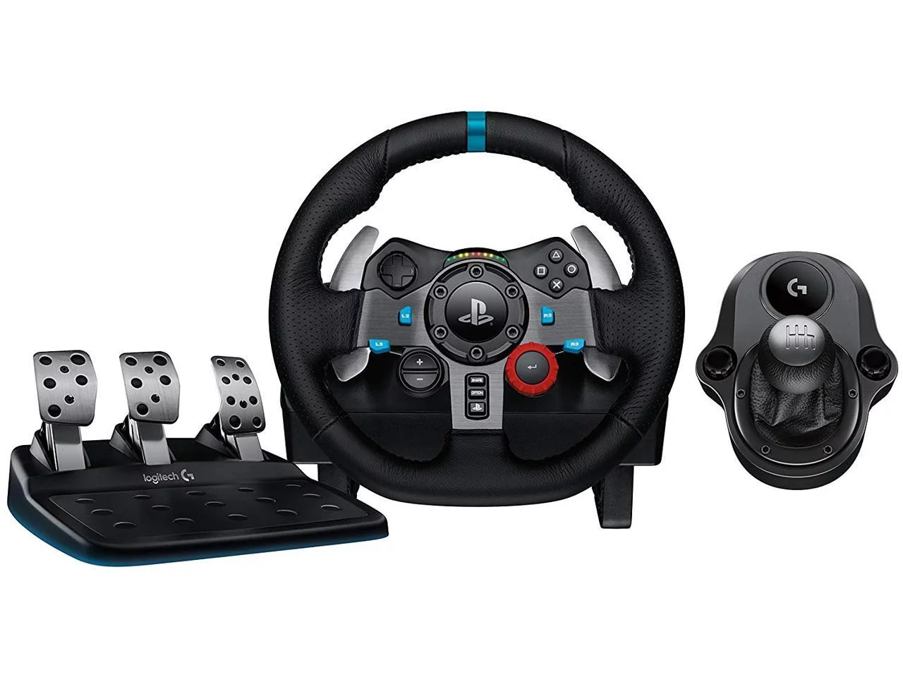 Logitech G29 Driving Force Race Wheel + Logitech G Driving Force Shifter Bundle - Radiant Selections
