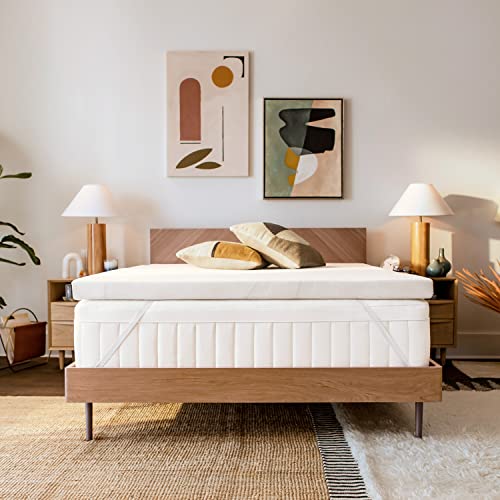 Tempur-Pedic TEMPUR-Adapt + Cooling 3-Inch King Mattress Topper Medium Luxury Premium Foam, Washable Cover, Medium Cooling Topper,white