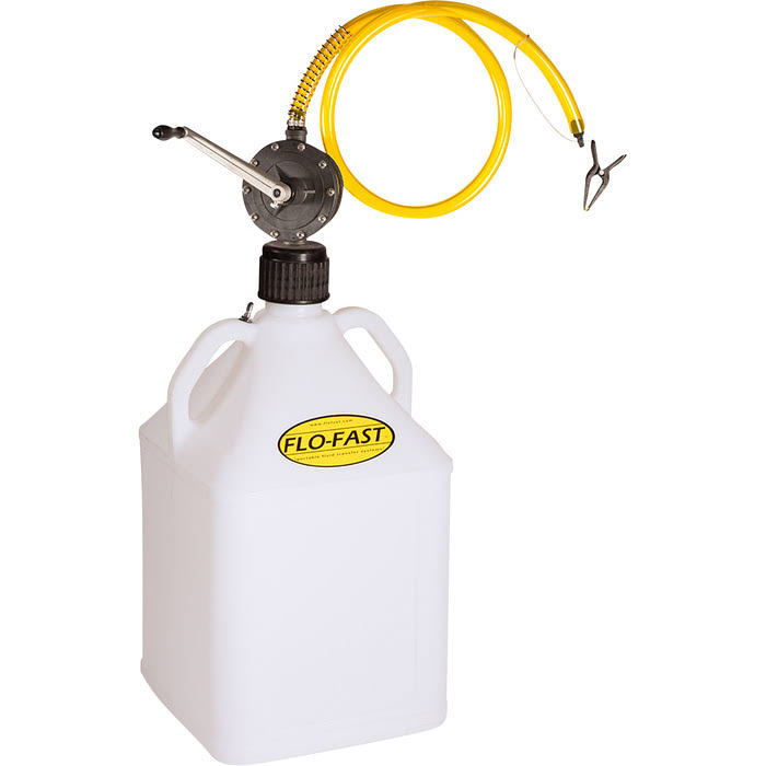 Flo-Fast 15 Gallon Fuel Container with Pro Model Fuel Pump, Size: Large, Natural 31005-N