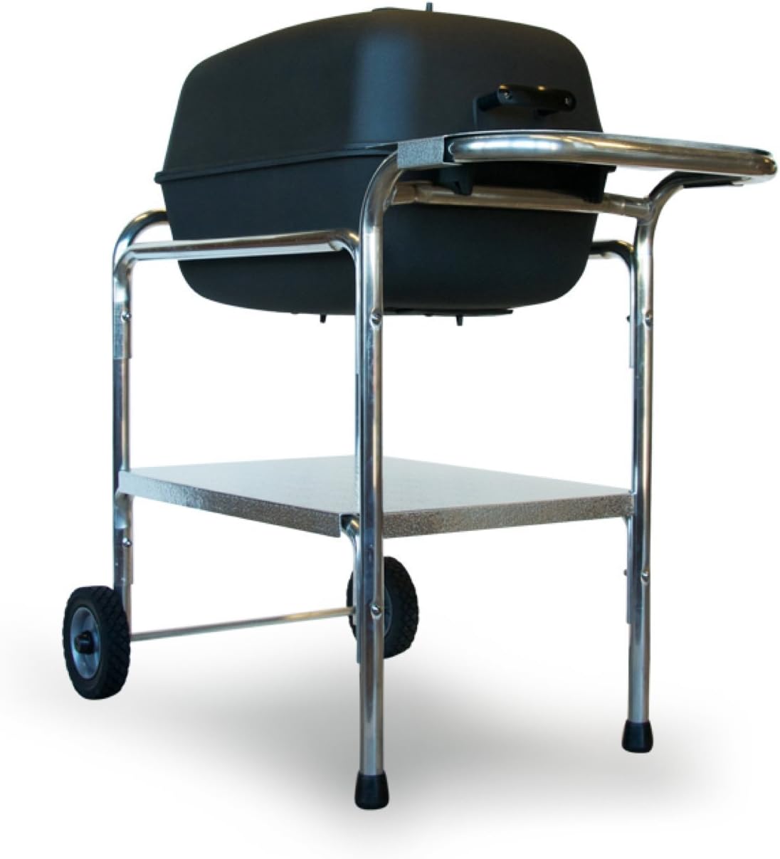 PK Grills PKO-SCAX-X Charcoal BBQ Grill and Smoker Combo, Regular, Silver