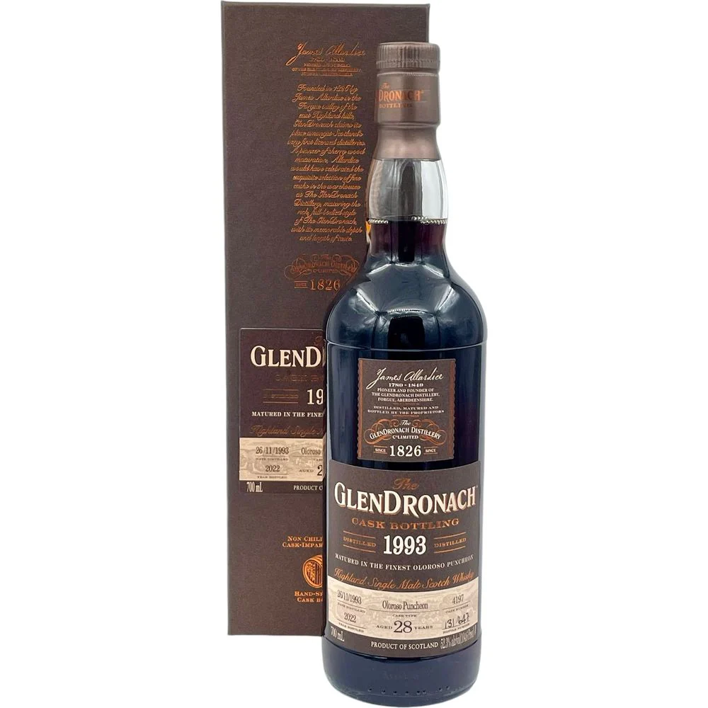 Glendronach 28 Year Old 1993 Cask #4197 Single Malt Scotch Whisky 700ml - Nestor Liquor