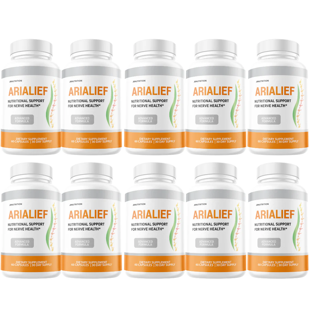 Arialief Support for Nerve Health Arialief Relief - 10 Bottles - Kansas Nuitrition - HNZSDS