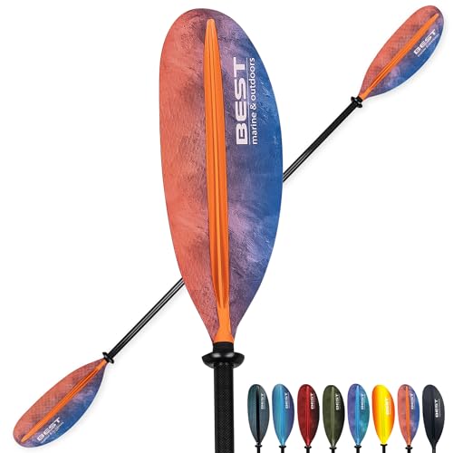 Best Marine and Outdoors Kayak Paddle, Carbon Fiber Shaft & Fiberglass Reinforced Polypropylene Blades, 220cm, 234cm, 250cm