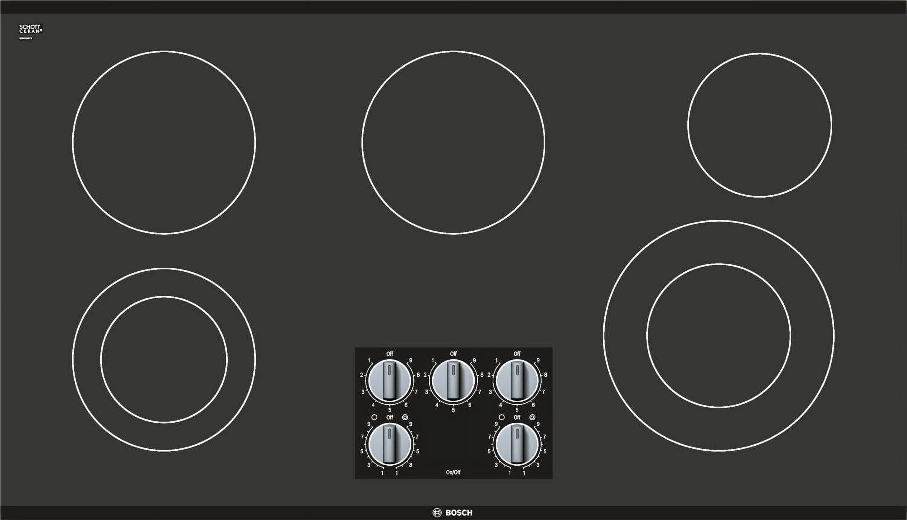 BOSCH NEM5666UC  COOKTOPS (ELECTRIC) Black