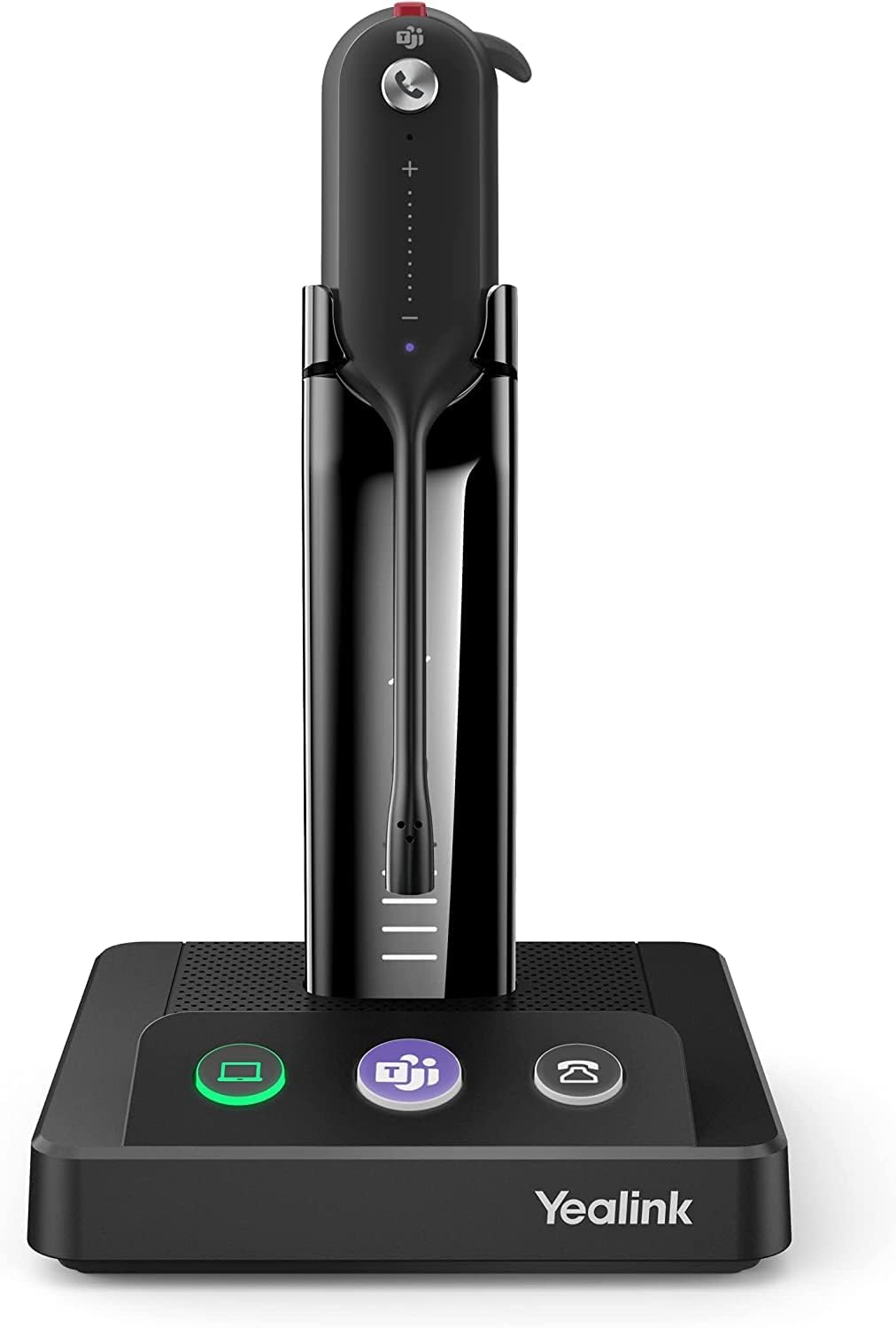 Yealink WH63 Wireless Headset with Microphone UC Optimized Noise Canceling Mic for Office IP VoIP Phones PC Computer Headset with Charge Stand (UC