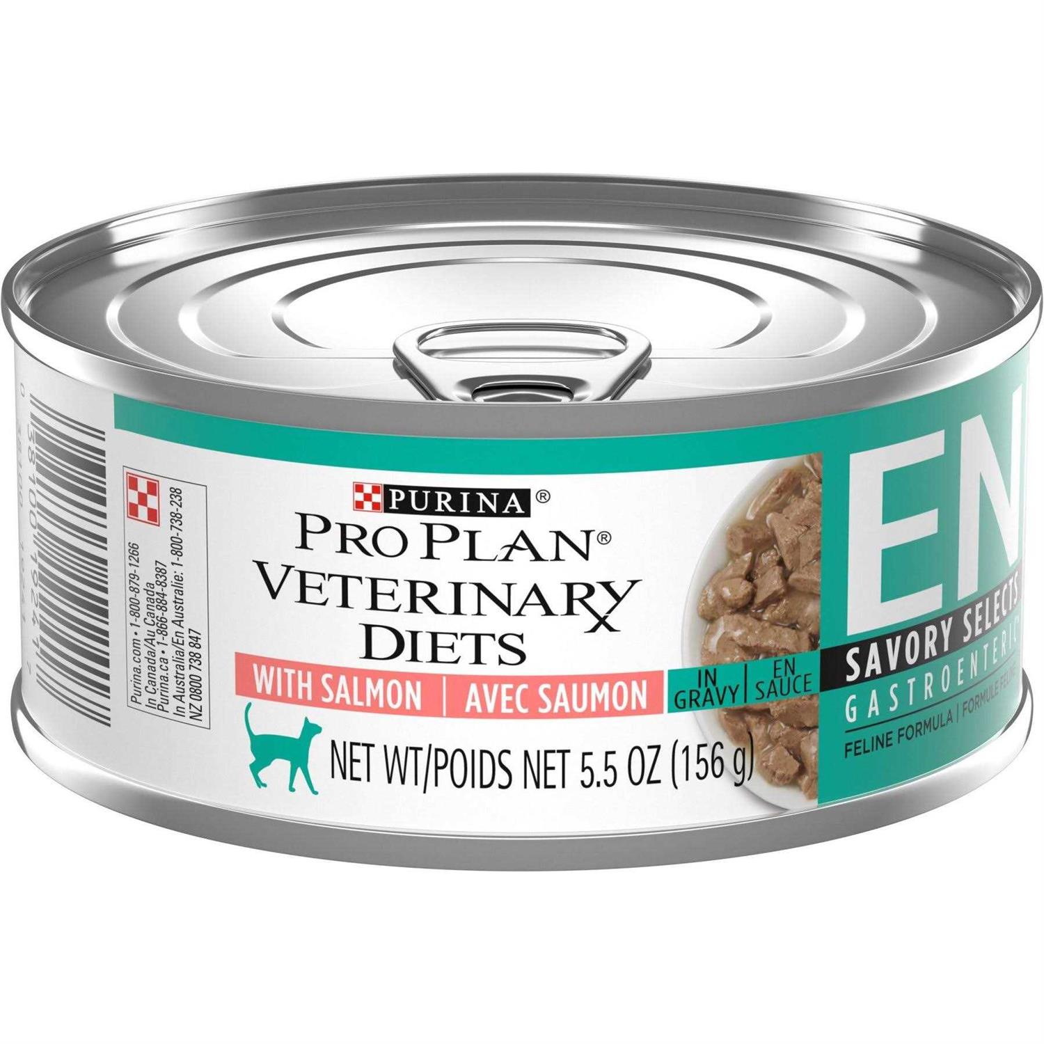 Purina Pro Plan Veterinary Diets EN Savory Selects Salmon Feline Formula - Pet Supplies online store