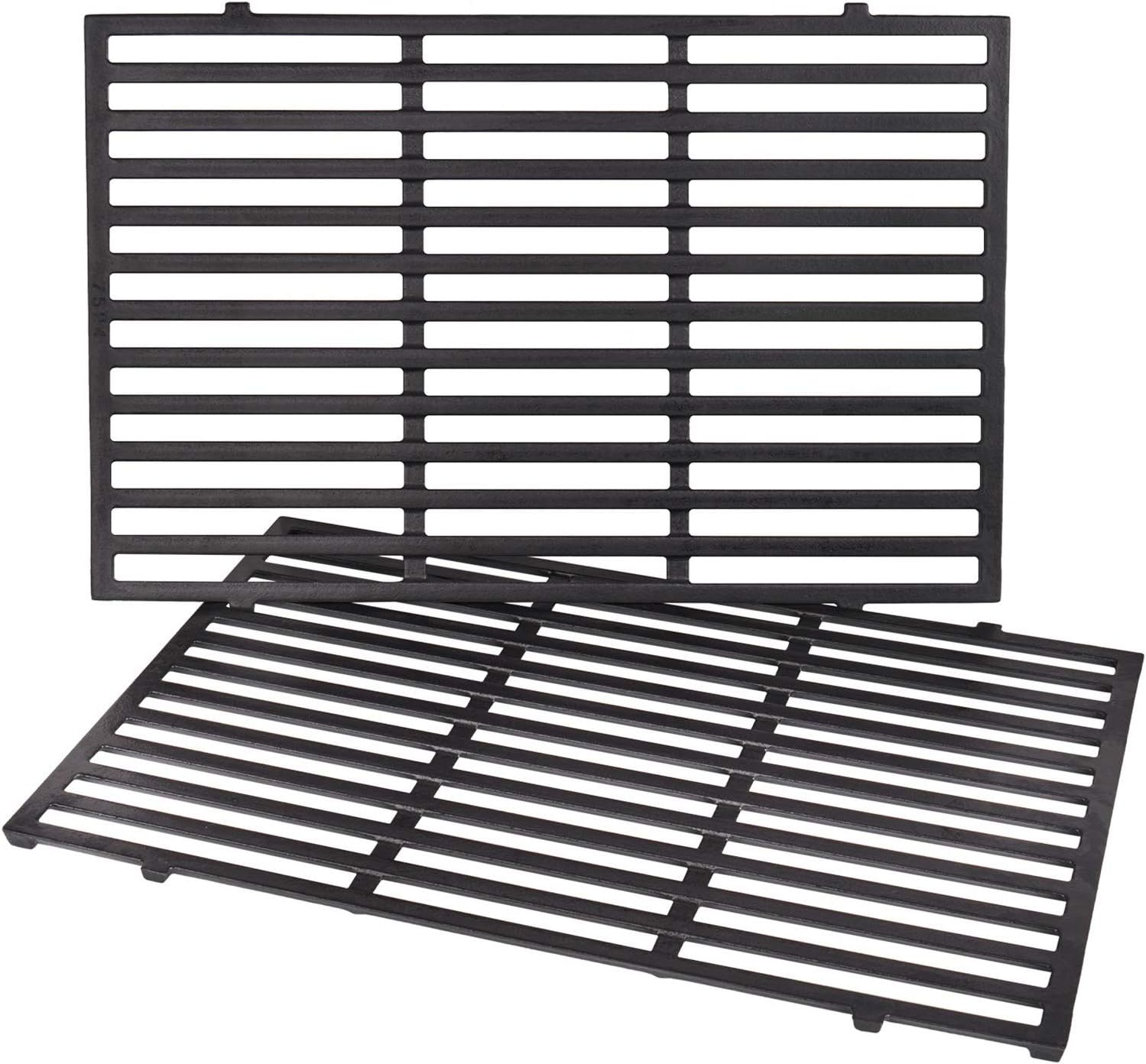 X Home Grill Grates Replacement for Weber Genesis E-310 E-330, Genesis 300 Series Gas Grill Replacement Parts, Cast Iron, 19.5 x 12.9 Inch, 2-Pack