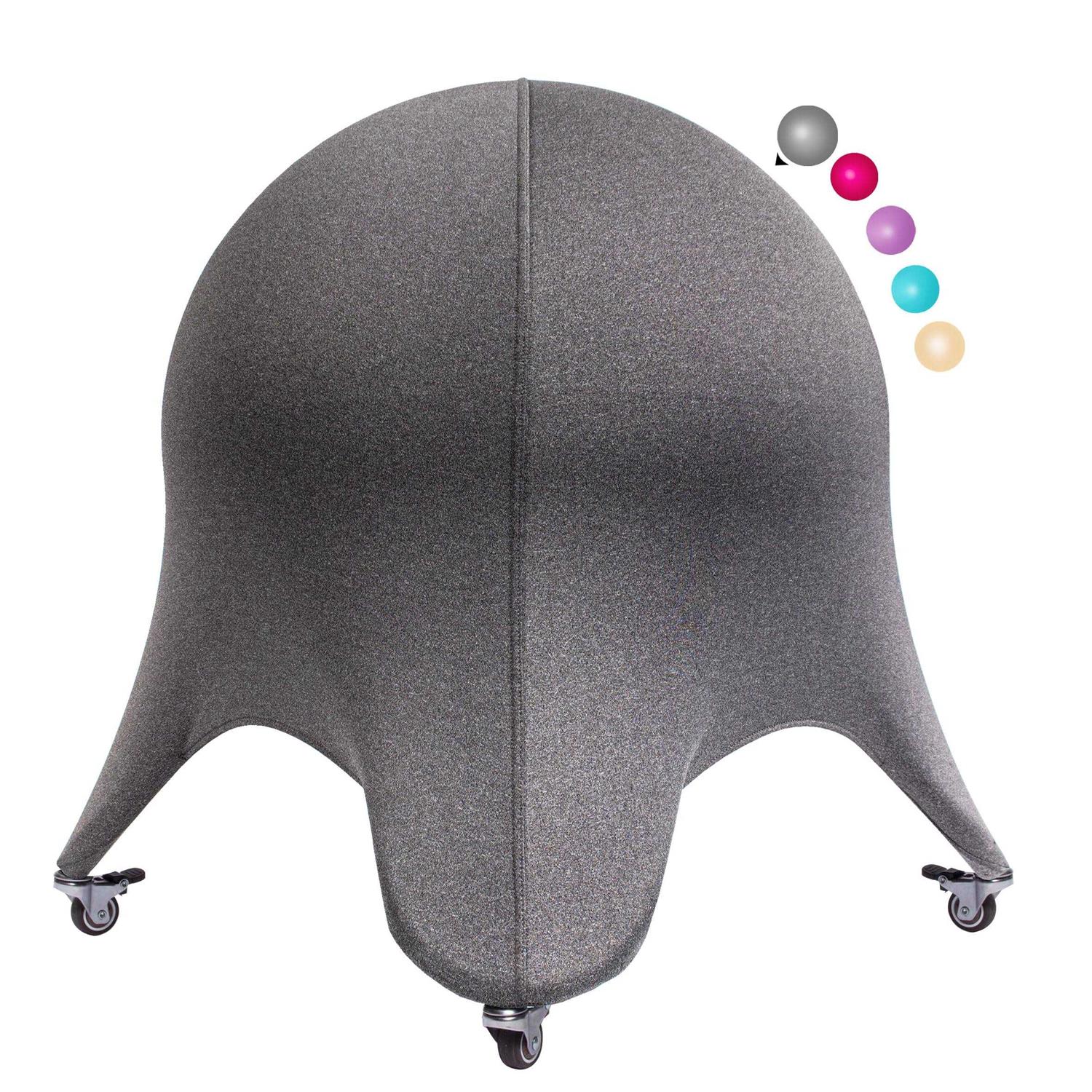 ENOVI Starfish Ball Chair Yoga Ball Chair Exercise Ball Chair Ergonomic Design for Home Office Desk - Sports Supplies Online Store