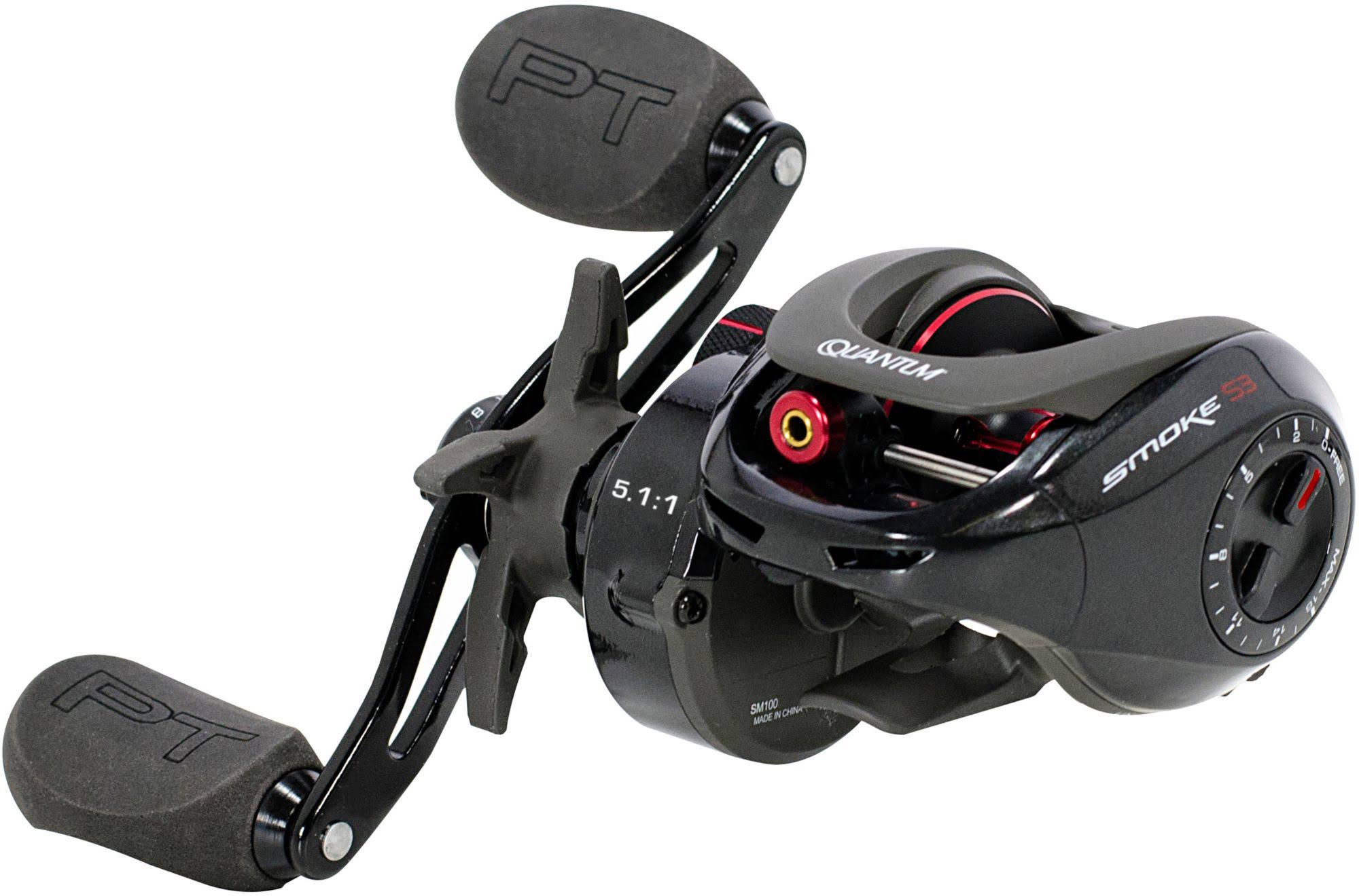 Zebco 21-35340 Quantum Smoke S3 SM100SPT 11bb 6.1:1 Right Hand Baitcast Reel