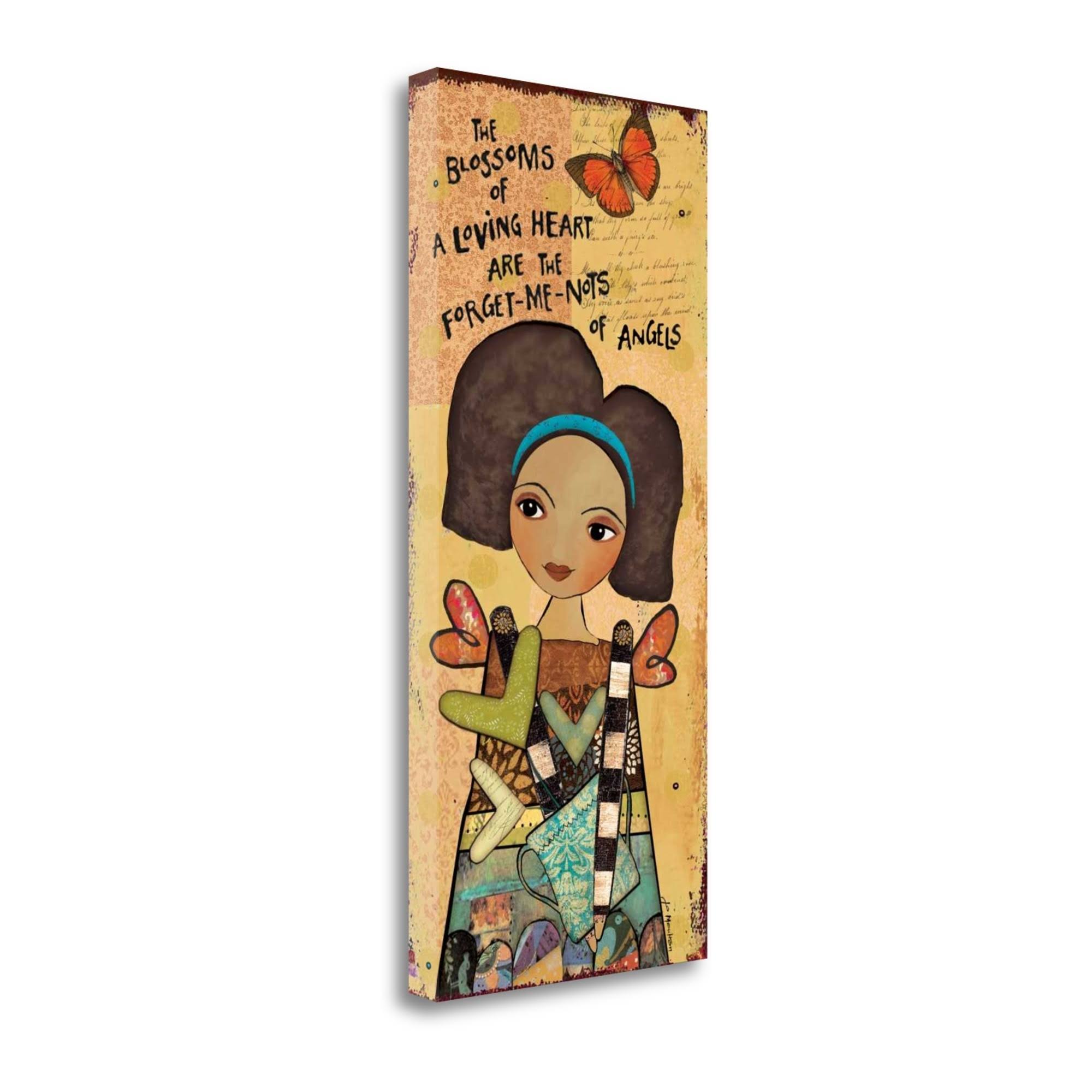 Tangletown Fine Art 'Guardian Angel III' by Jo Moulton Graphic Art on Wrapped Canvas