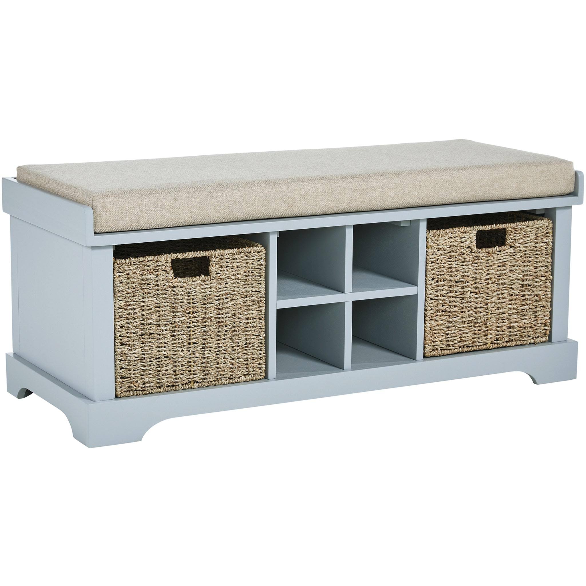 Dowdy Storage Bench (Gray) by Ashley Furniture