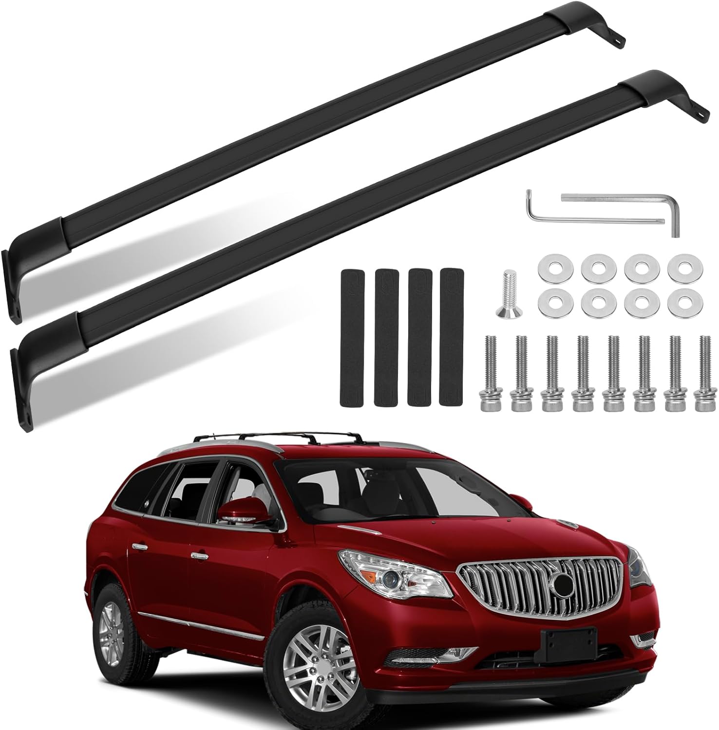 220LBS Roof Rack Cross Bars Fit for Buick Enclave 2018 2019 2020 2021 2022 2023 2024