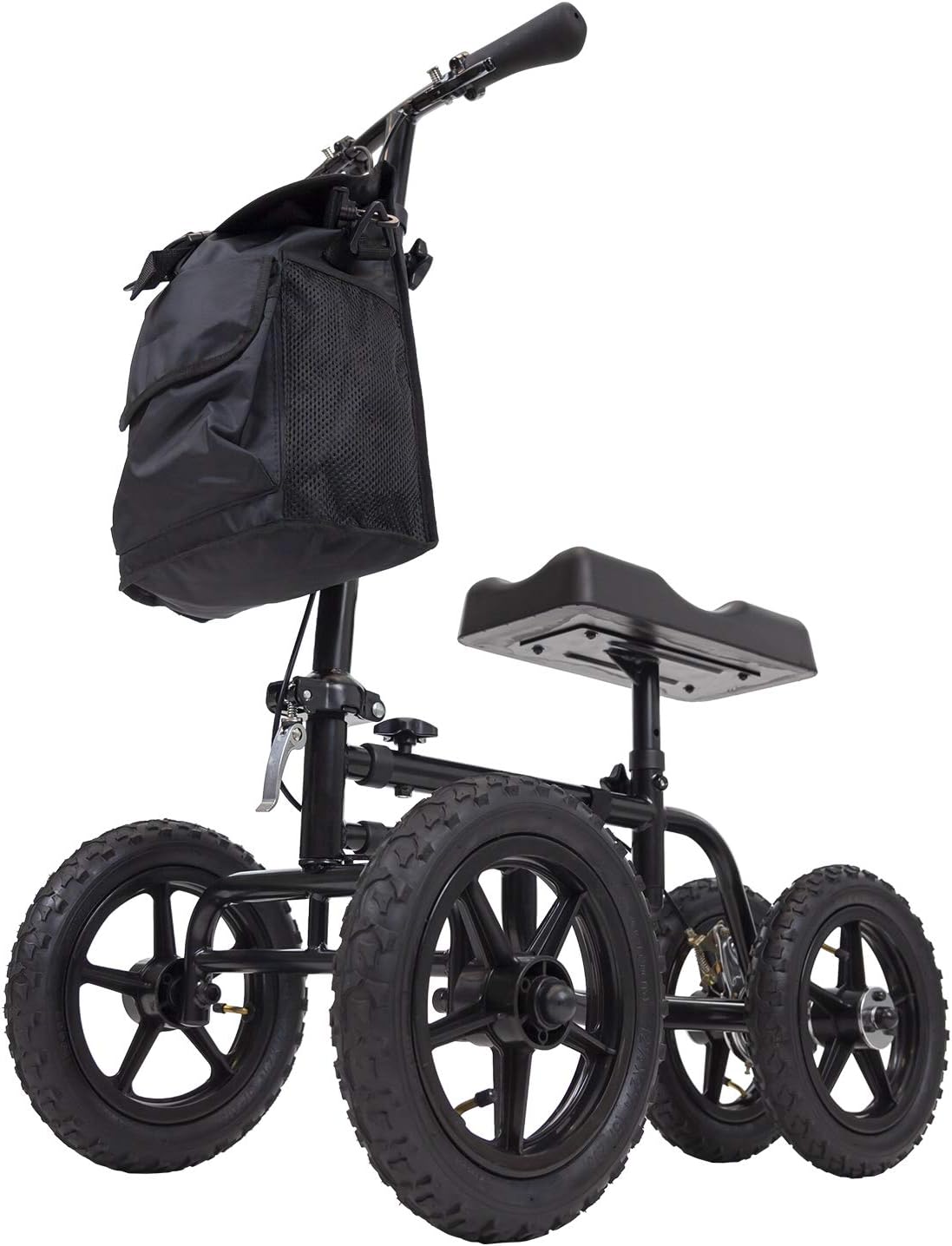 Vive Mobility All Terrain Knee Scooter Walker for Foot Injuries - Adult Broken Leg Crutch Cart Roller for Surgery, Broken Foot, Ankle Injury