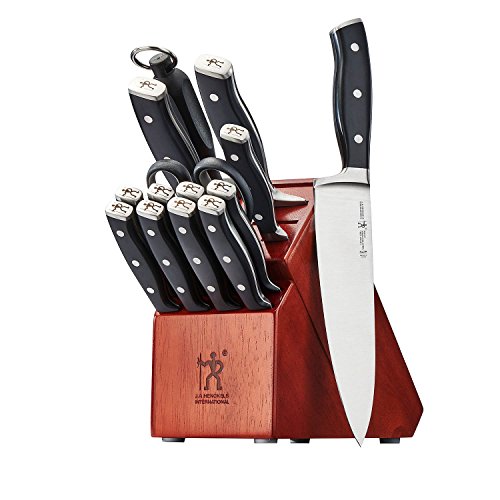 HENCKELS Forged Accent Razor-Sharp 15-Piece Knife Set, Chef Knife, Bread Knife, Steak Knife