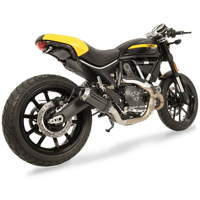 Hotbodies Racing 31501-2403 MGP Exhaust Slip-On Stainless Canister (DUC. Scrambler 15-16)