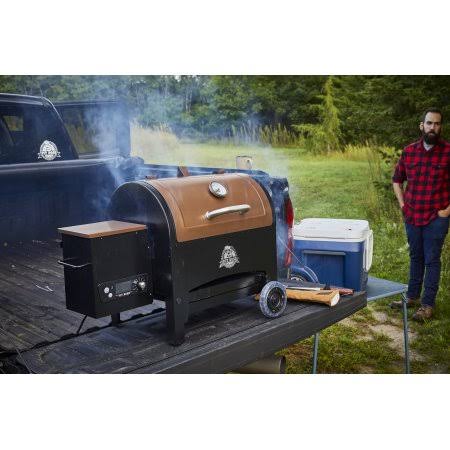 Pit Boss 340 Portable Tailgate/Camp Pellet Grill w/ Folding Legs and Accessories