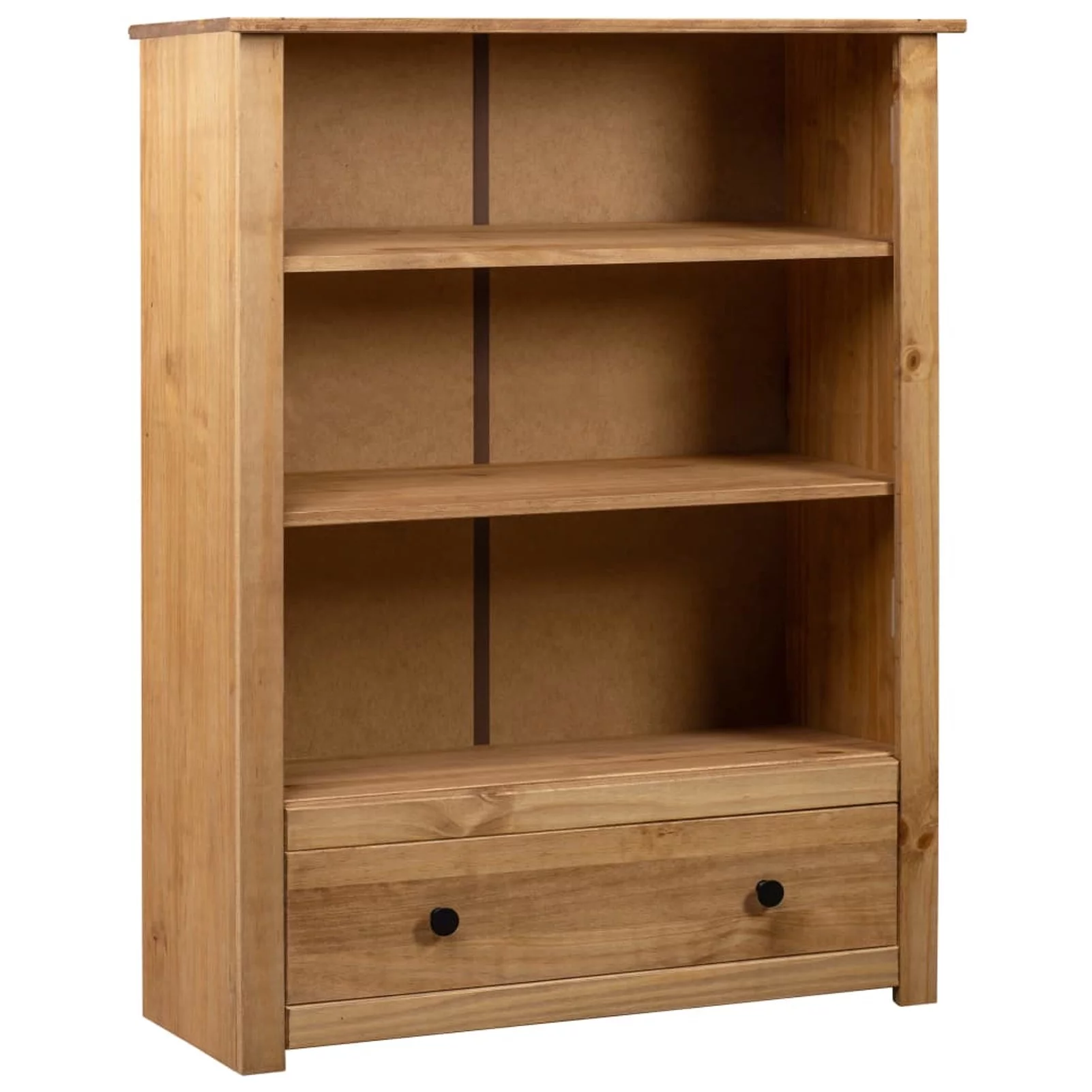 Htovila Bookcase 31.5"x13.8"x43.3" Solid Pine Wood Panama